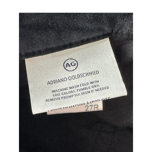 Adriano Goldschmied Jeans Womens 27 The Legging‎ Super Skinny Black Grunge - Picture 7 of 8